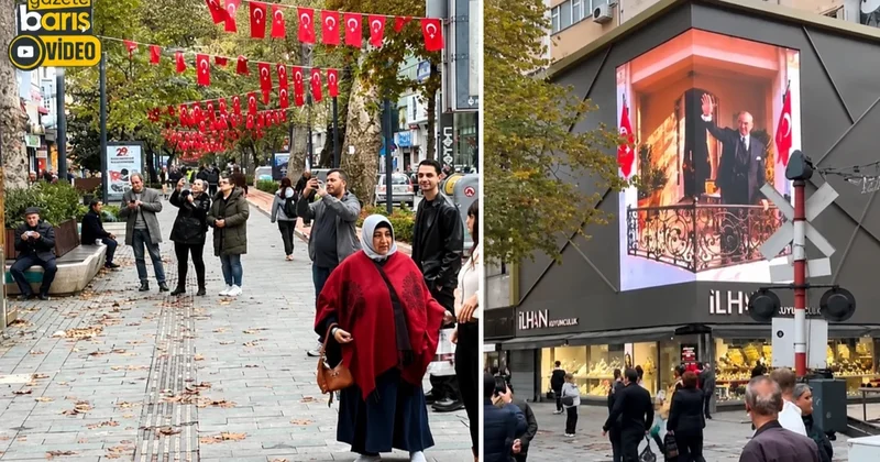 Hamı Atatürkü eyvanda çay içən gördü VİDEO