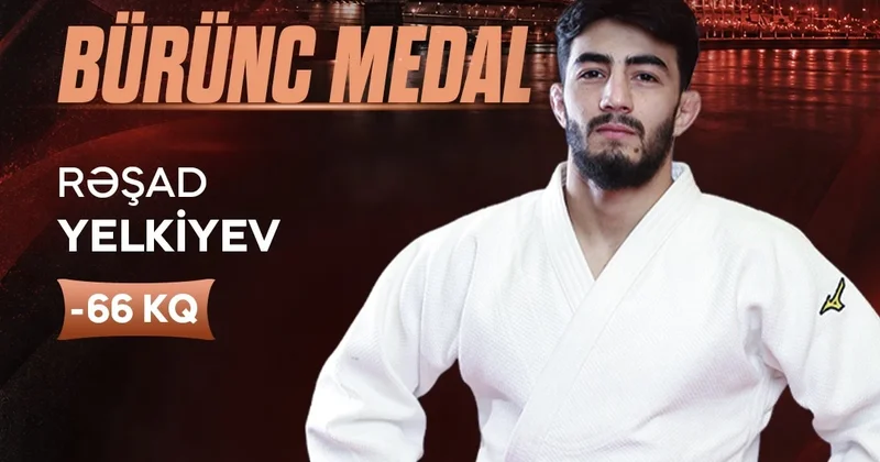 Böyük Dəbilqə: Cüdoçularımızdan üçüncü medal