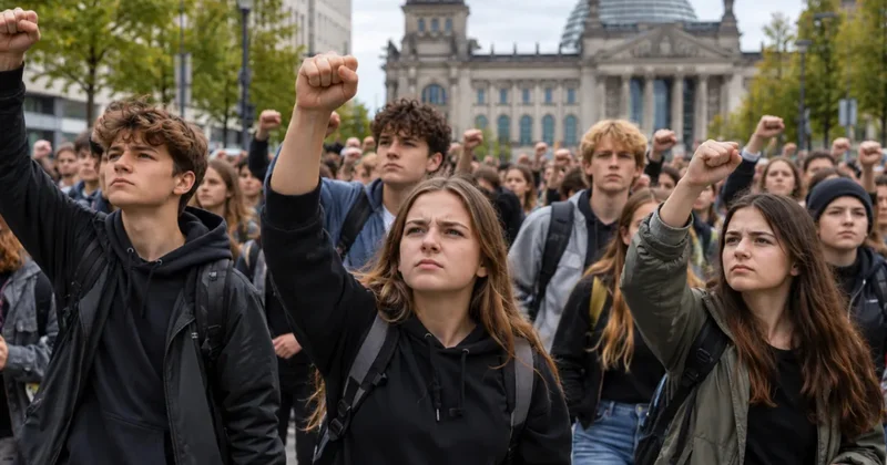 Школьные протесты поднимаются и в Германии