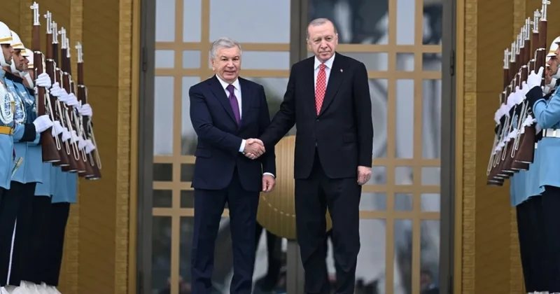 Ərdoğan Özbəkistan Prezidenti ilə görüşdü
