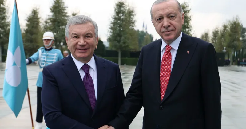 Ərdoğan Mirziyoyevlə görüşdə TDT nin güclənəcəyini bildirib