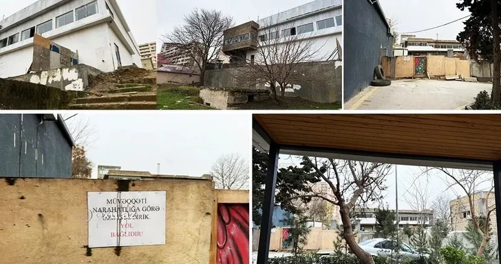 Два года в обход: в Баку родители пожаловались на перекрытую дорогу к школе