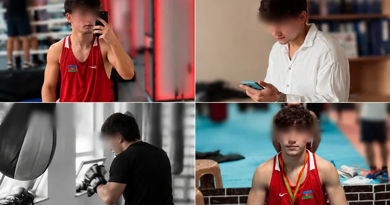 Jurnalistlərə hücumda adı hallanan məktəbli boksla məşğul olur FOTO