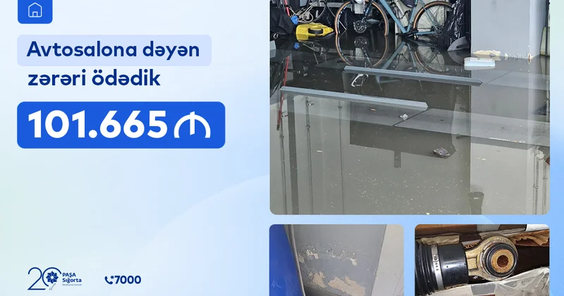 Avtosalon leysandan zərər gördü, 101 665 manat sığorta ödənişi aldı