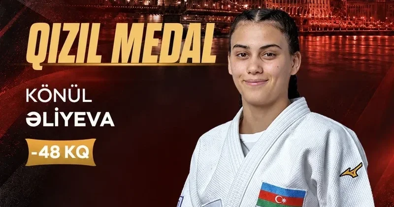 Könül Əliyeva Əbu Dabidə qızıl medal qazandı