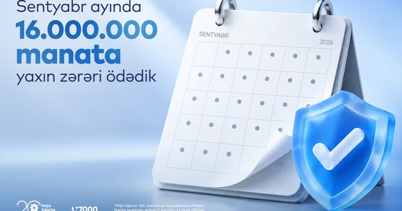 PAŞA Sığorta ötən ayda 16 milyon manata yaxın zərərləri qarşılayıb