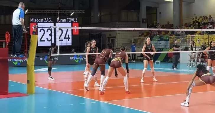 Волейбольный клуб Туран вышел в третий квалификационный раунд Лиги чемпионов