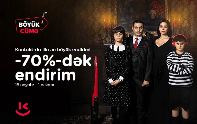 “Kontakt”da Böyük Cüməyə özəl 70%dək endirim