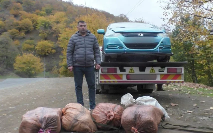 Narkotiki evakuatorla Bakıya gətirmək istəyən dəstə üzvləri YAXALANDI