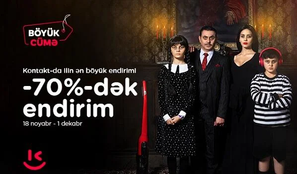 “Kontakt”da Böyük Cüməyə özəl 70%dək endirim