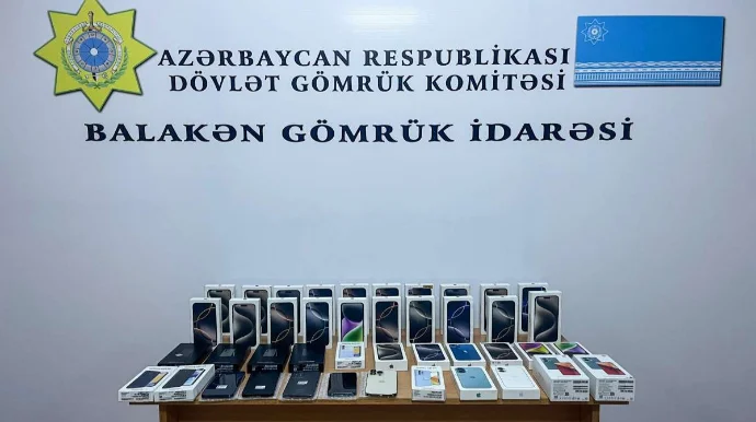 Qanunsuz mobil telefon və aksesuarların gətirilməsinin qarşısı alınıb