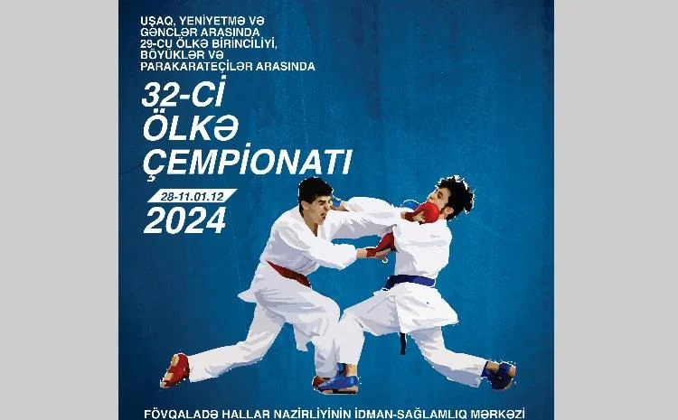 Karate üzrə Azərbaycan birinciliyi və çempionatının açılış mərasimi olub