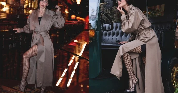 Nəsrin geyimi ilə diqqət çəkdi Fotosessiya