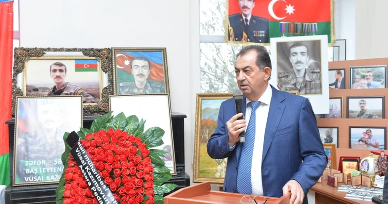 Şəhidin xatirəsinə həsr olunan “Qarabağ Azərbaycandır” adlı tədbir keçirilib FOTOLAR