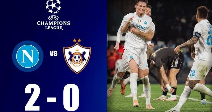 “Qarabağ” “Napoli”yə iki qol “bağışladı”
