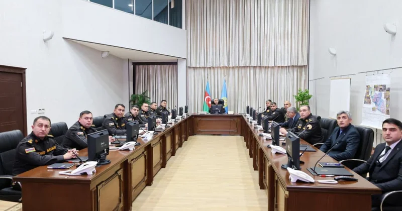 МЧС Нахчывана проверило готовность подразделений на учениях ФОТО