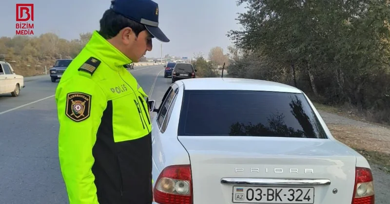 Zərdabda ətraf mühitə zərər vuran sürücülər CƏZALANDIRILDI FOTO