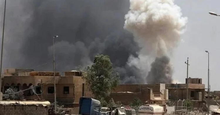 İraqda güclü partlayış oldu VİDEO