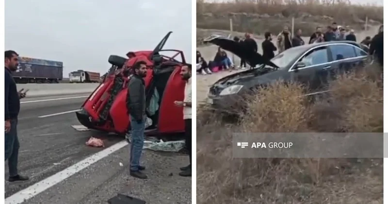 Серьезная авария на трассе Алят Астара: пострадавший доставлен в больницу