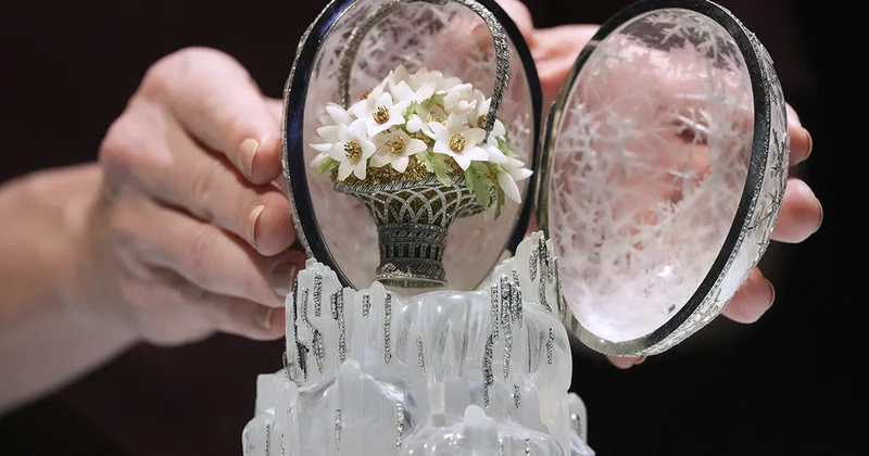 Императорское яйцо Фаберже Winter Egg выставят на торги в Лондоне