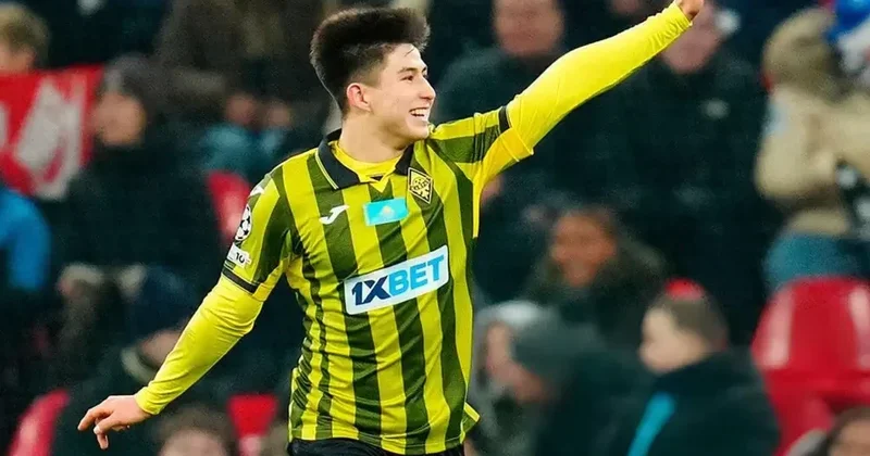 Dastan Satpayev Yamal və Fatidən sonra Çempionlar Liqasında qol vuran üçüncü ən gənc oyunçudur