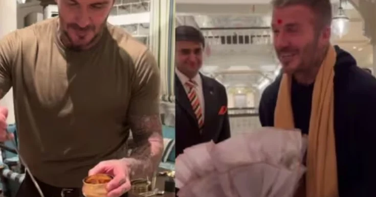 Devid Bekhem də Hindistana getdi Video