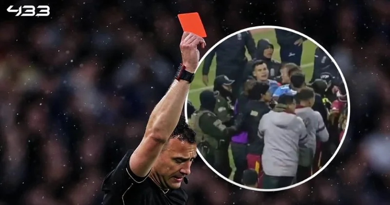 Kubok matçı kütləvi dava ilə başa çatdı Hakim 16 qırmızı vərəqə göstərdi