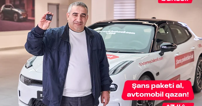 Lotereyanın növbəti şanslı avtomobil qalibi məlum olub!