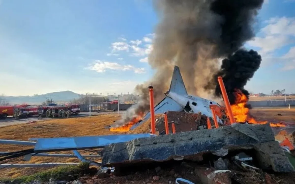 Cənubi Koreyada təyyarə qəzaya uğradı 179 ölü, 2 yaralı