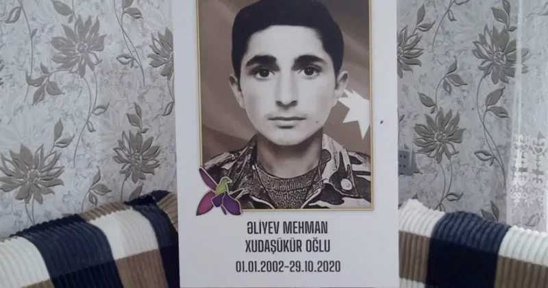 Почтена память шехида Мехмана Алиева из Нефтчалы ФОТО