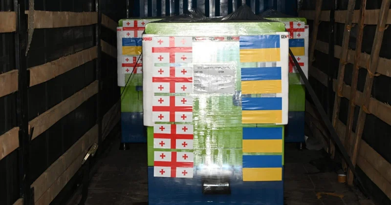 Gürcüstan Ukraynaya generatorlar göndərib