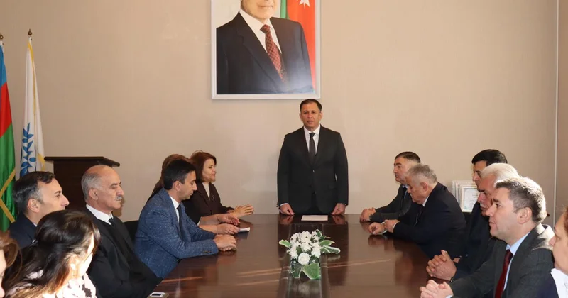 YAP Samux rayon təşkilatında hesabat yığıncağı FOTOLAR