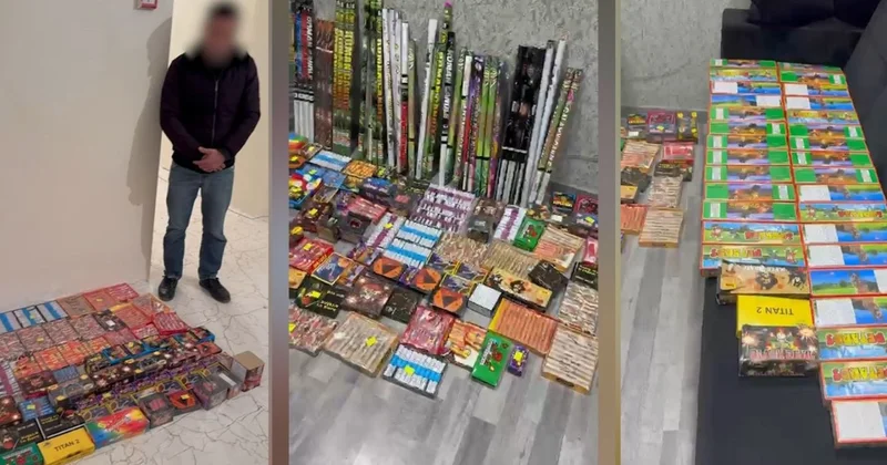 Bakıda 803 qutu pirotexniki vasitə aşkarlandı VİDEO