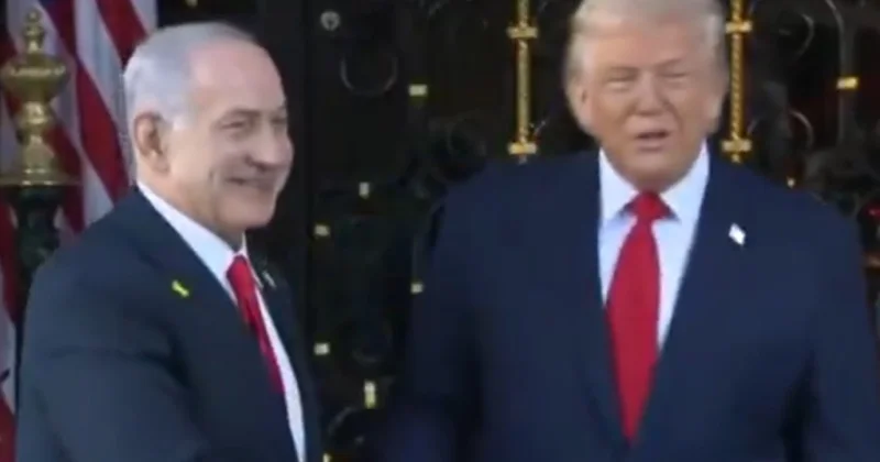 Встретились как то Нетаньяху и Трамп… видео