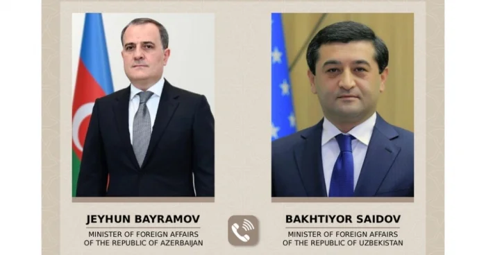 Ceyhun Bayramov özbəkistanlı həmkarı ilə müzakirə edib