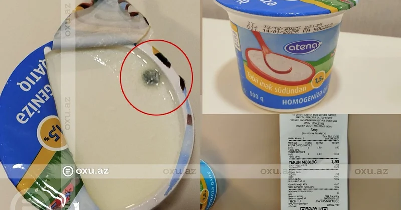 Atena MMC yə məxsus qatıqdan şikayət: Vaxtı keçməsə də, kiflənib