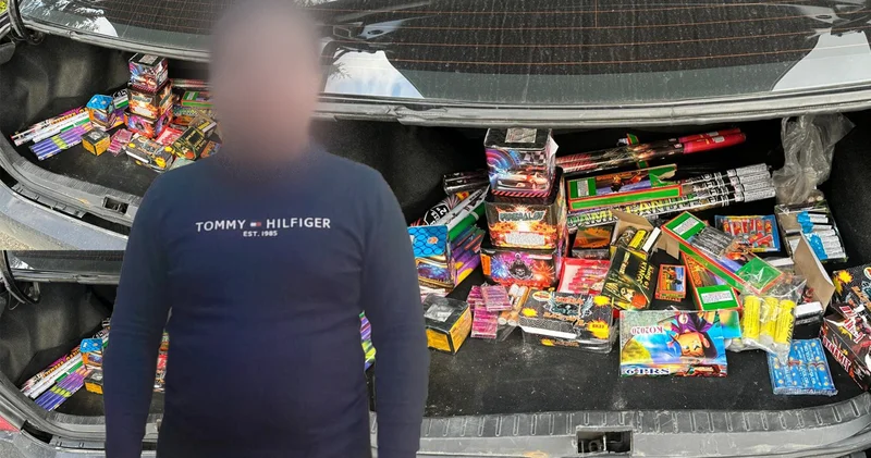 Pirotexnika satan şəxs saxlanıldı