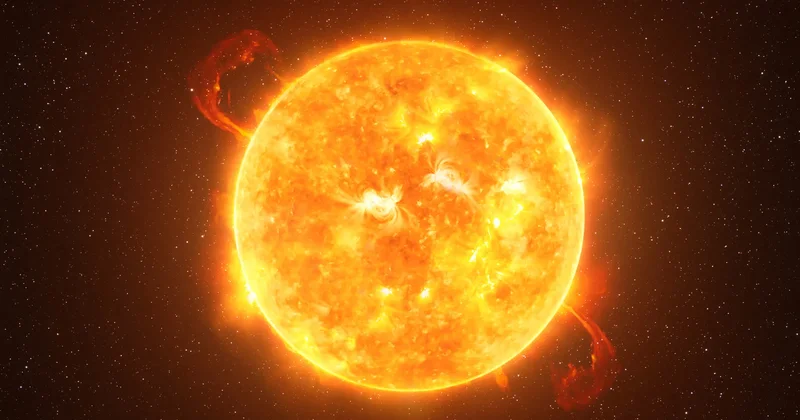 Günəşdə M sinfinə məxsus olan partlayışlar olub