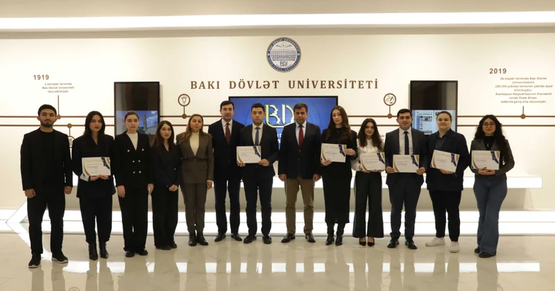 BDU nun “Brend tələbə”ləri mükafatlandırılıb