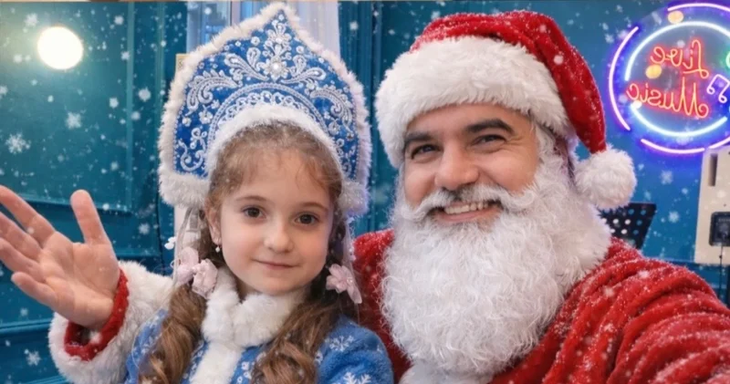 Elşən Şaxta baba oldu