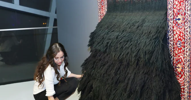 Leyla Əliyeva Azərbaycan Milli Xalça Muzeyini ziyarət etdi FOTOLAR