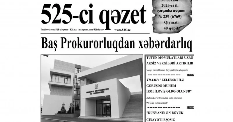 “”in 30 dekabr sayında nələr var? ANONS