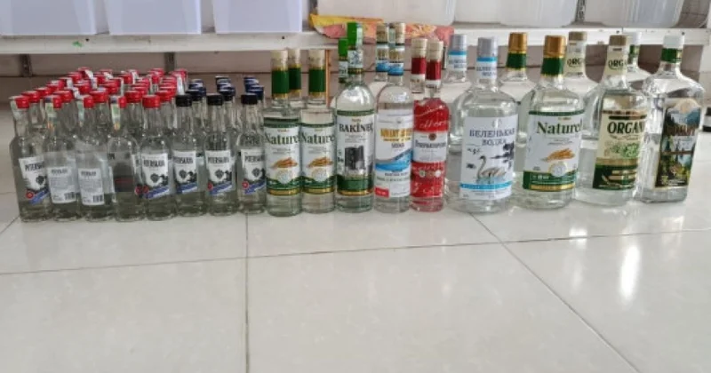 Lənkəran və Astarada marketlərdə saxta alkoqollu içkilər aşkarlanıb