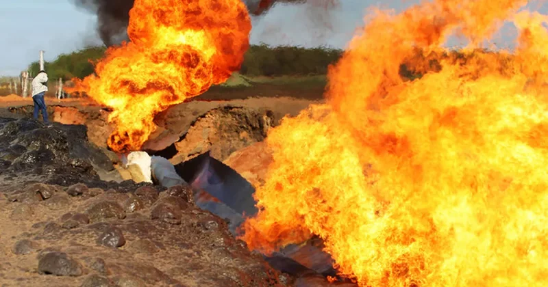 В Закарпатье взорвался участок газопровода ВИДЕО