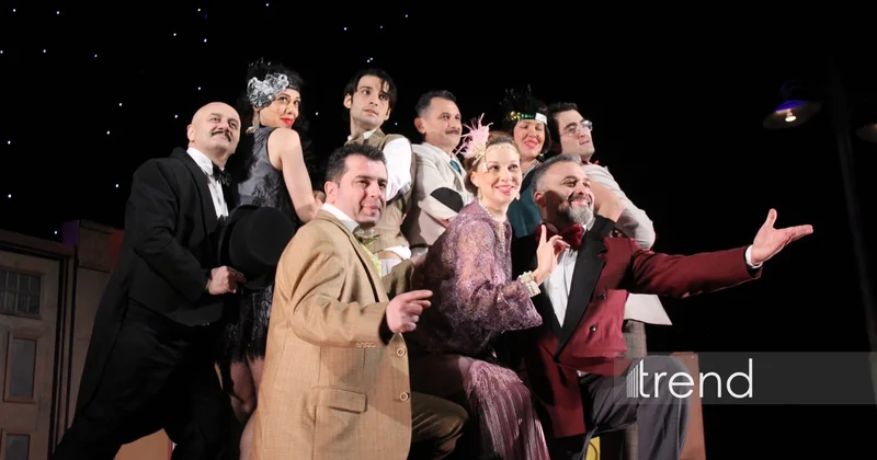 Шикарная премьера в Азербайджанском русском драмтеатре Ключ от чемодана с кирпичами покорил всех! (ФОТО)