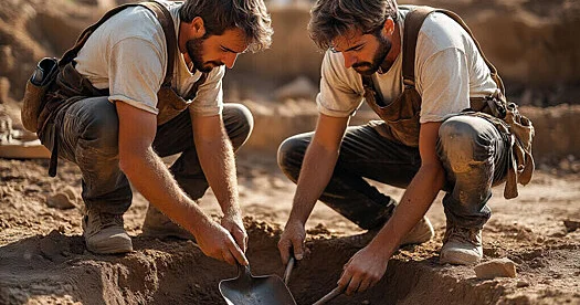 Düyü tarlaları altında aşkar edilən artefaktlar...