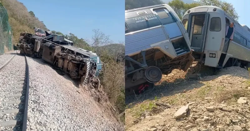 Meksikada sərnişin qatarı qəzaya uğrayıb: Ölənlər var