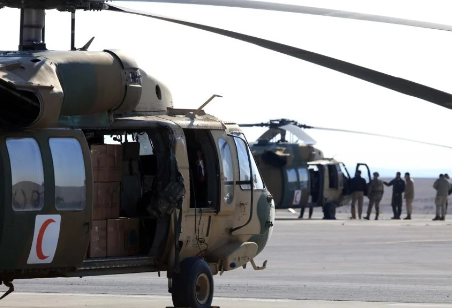 İordaniya Qəzzaya daha 16 yardım helikopteri göndərib