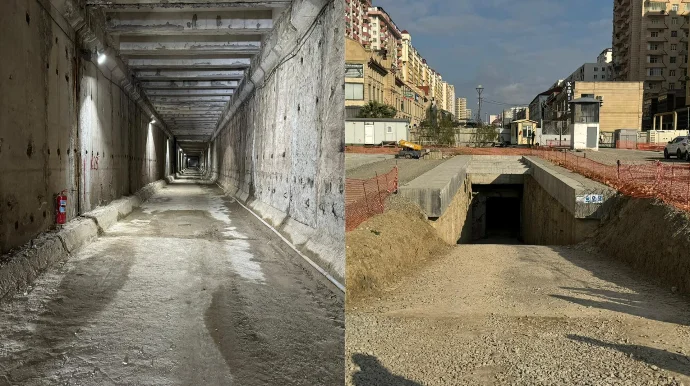 Bu metroda təmirin ilkin mərhələsi yekunlaşıb FOTO