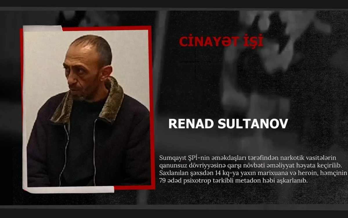 Sumqayıtda polisin narkotik əməliyyatı VİDEO